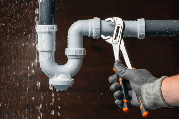 Professional Drain Cleaning technician working in Saxapahaw, NC